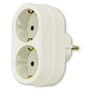 Triple schuko triangulo