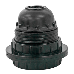 Portalámparas con rosca E27 con arandela