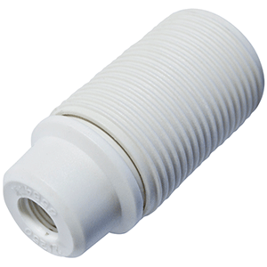 Portalámparas de rosca E14 blanco 