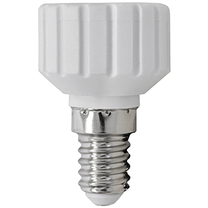 Lamp holder adaptor E14 - GU10