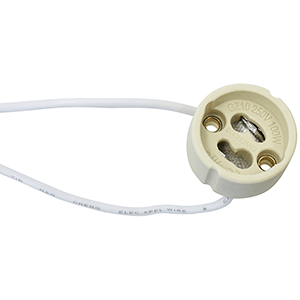 Portalámparas dicroica tipo GU10