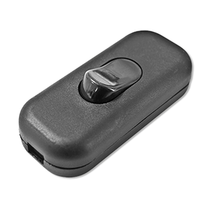 Interruptor de paso 2.5A negro