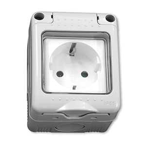 Base de luz schuko estanca Serie 34 