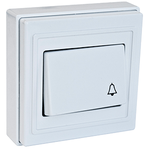 Conmutador cruce de superficie blanco