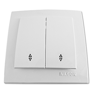 Doble conmutador blanco