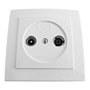 Base TV (española. alemana. etc) blanca