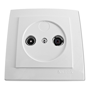 Base TV (española. alemana. etc) blanca