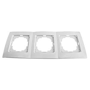 Marco triple blanco 