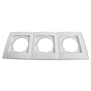 Marco triple blanco