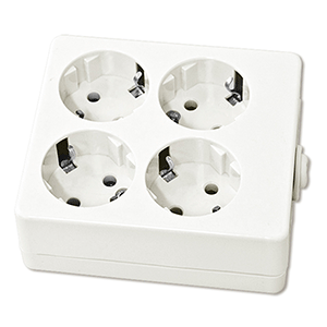 Base de 4 tomas C/T/T 16A