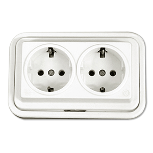 Base de superficie con 2 tomas T/T