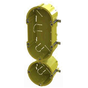 Caja 2 mecanismos Pladur 65x142x50mm