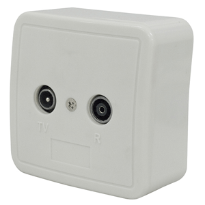 Base de TV-FM de superficie para empotrar