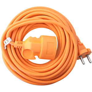 Alargo manguera HV05VV-F 2x1mm² 10m naranja