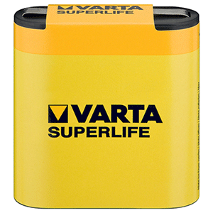 Pila salina 3R12 4.5V 0% Cadmio/Mercurio