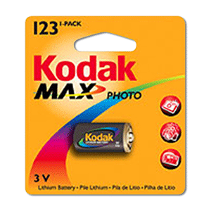 Pila de litio Kodak K123LA 3V