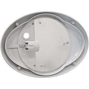 Aplique AQUA ovalado IP65 Gris