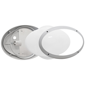 Aplique AQUA ovalado IP65 Gris