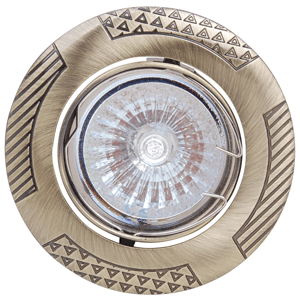 Aro basculante redondo aluminio oro