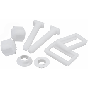 Soft closing toilet seat PP white