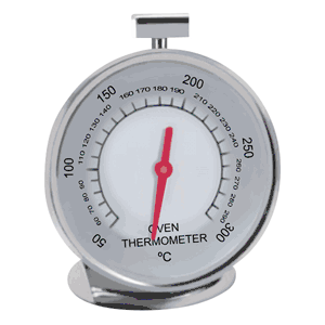 Termómetro de horno hasta 300º 75x60mm  