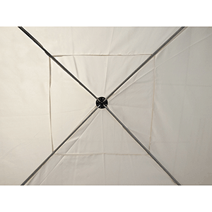 Velador extensible poliéster 2.7x2.7m Beige