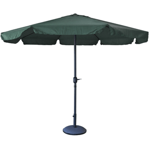 Parasol con volante 3m verde 