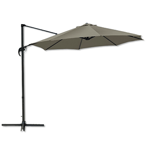 Parasol colgante 3m beige