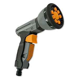 Pistola de riego regulable PVC SOFT 9 funciones