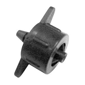 Gotero autocompensante 8L/H negra 4uds