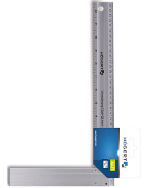 Escuadra carpintero aluminio 350x165mm