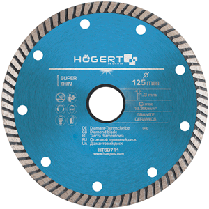 DISCO DIAMANTE ULTRAFINO CONTINUO 125MM