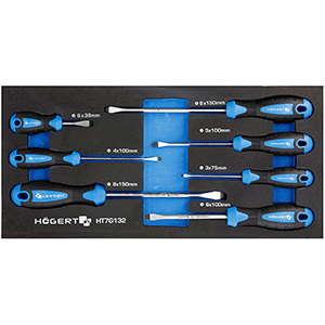 Set destornilladores planos 7 uds